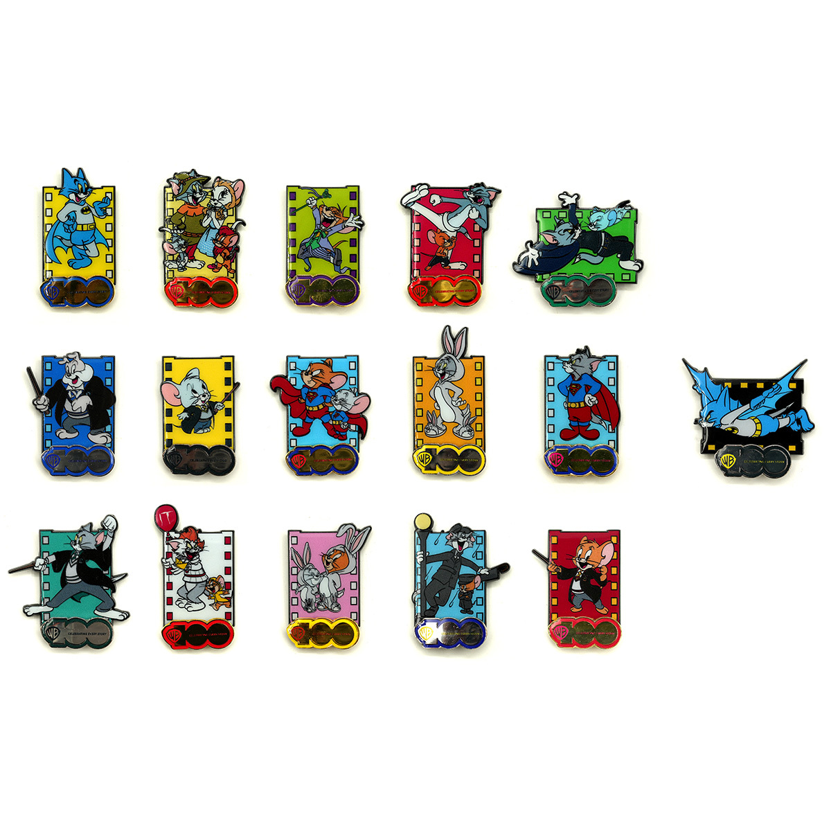 華納100週年貓和考鼠磁貼徽章座