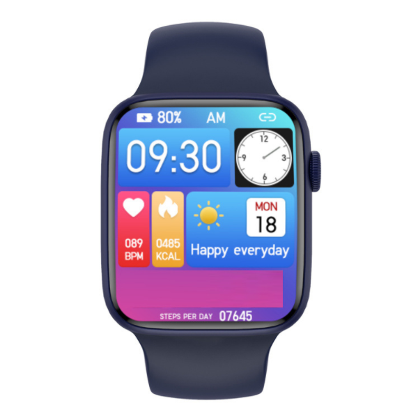 DT7 Bluetooth Call Smart Watch Voice Assistant GPS Trajectory Sports Mode Bracelet Wearpro (Blue)