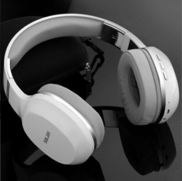 Bluetooth Headset N12 Headset Built-in Microphone Folding Headset (Bright Milky White)