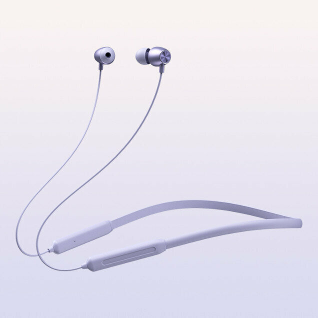 Fitness sports neckband bluetooth headset (purple)