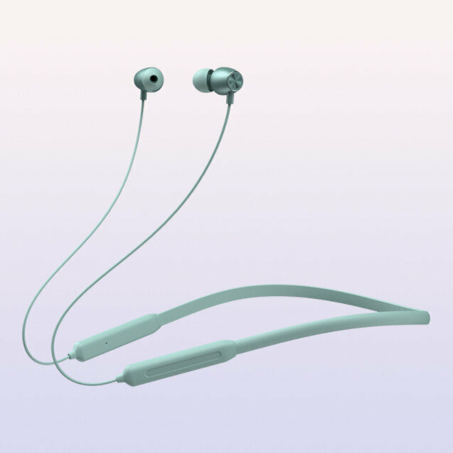 Fitness sports neckband bluetooth headset (green)