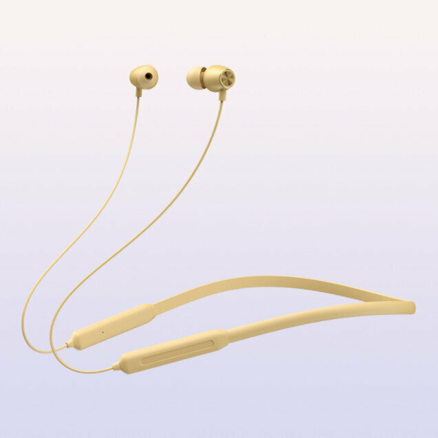 Fitness sports neckband bluetooth headset (yellow)