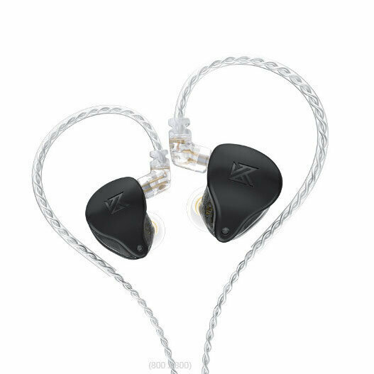 Ear-wrapping moving iron wired headphones (carbon crystal black - standard)