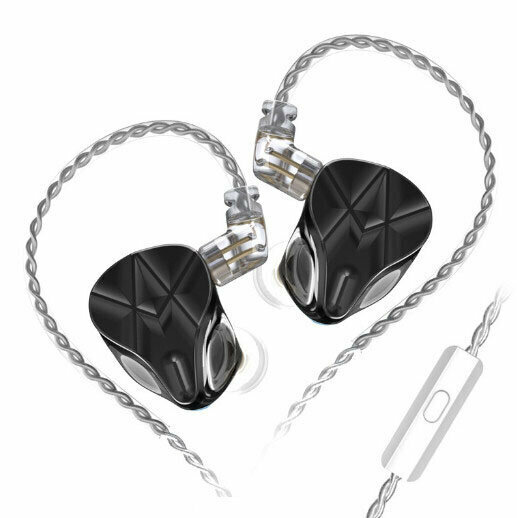 Wrap-around arcade wired headphones (Phantom Black - with microphone)
