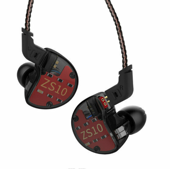 In-ear coil iron wired headphones (translucent - standard)