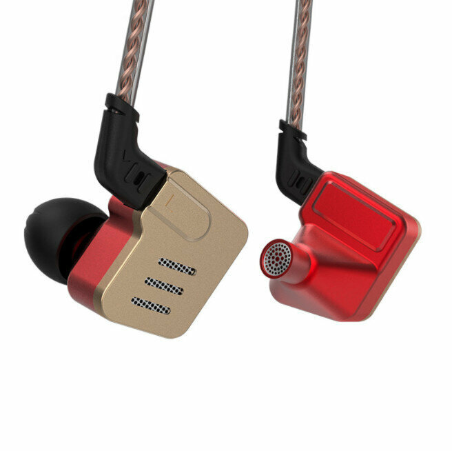 Ear-wrapping moving iron wired headphones (Golden Flame - Standard)
