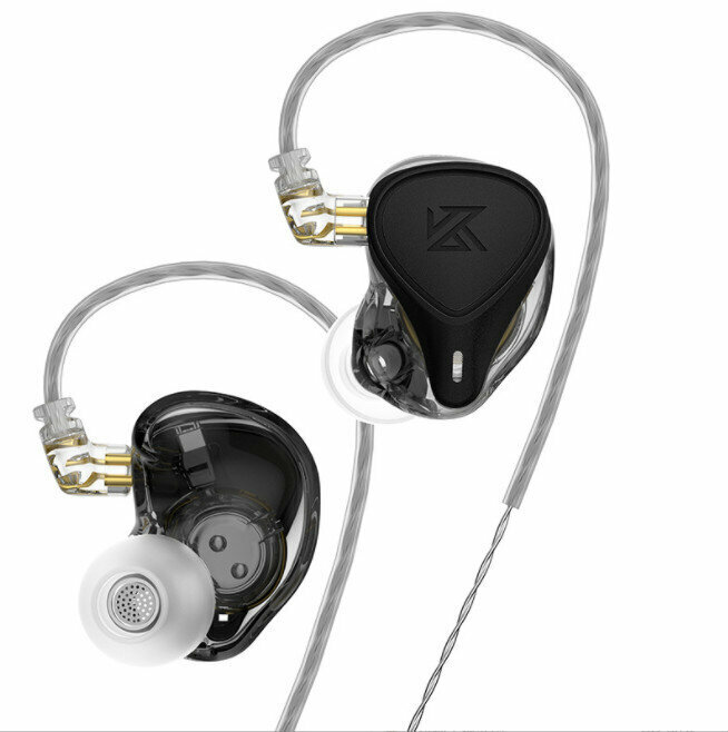 In-ear Electrostatic Coiled Iron Wired Headphones (Mystic Black - Standard Version)