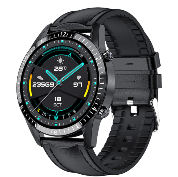 i9 heart rate, blood pressure, blood oxygen, remote control, photography, swimming-grade bluetooth call, business call, smart watch (belt-black)