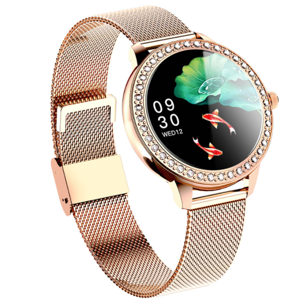 SN91 Bluetooth Smart Band Heart Rate and Blood Pressure Measurement Women's Menstrual Period Women's Watch (Jingang)