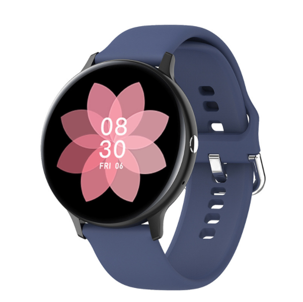 i11 Smart Bracelet Bluetooth Call Heart Rate, Blood Pressure, Blood Oxygen Monitoring, Sports Bracelet, Multi-function Watch (TPU-Blue Glue)