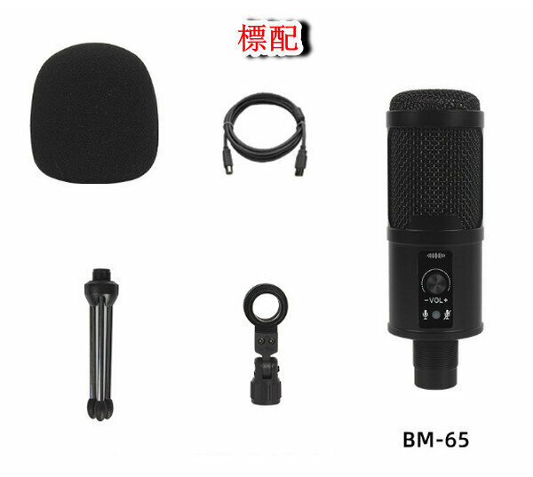 USB High Sampling Rate Condenser Microphone BM-65 (Standard)