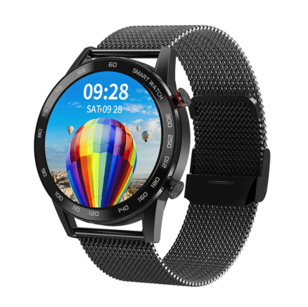 Smart Watch: DT95, Bluetooth Call Payment, Exercise, Heart Rate, Blood Pressure, Blood Oxygen, ECG Monitoring, Sleep Information Reminder (Black Steel)