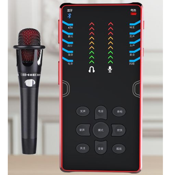 S8 Live Streaming Equipment Kit (S8 + E300 + Headset + OTG (choose one of two))
