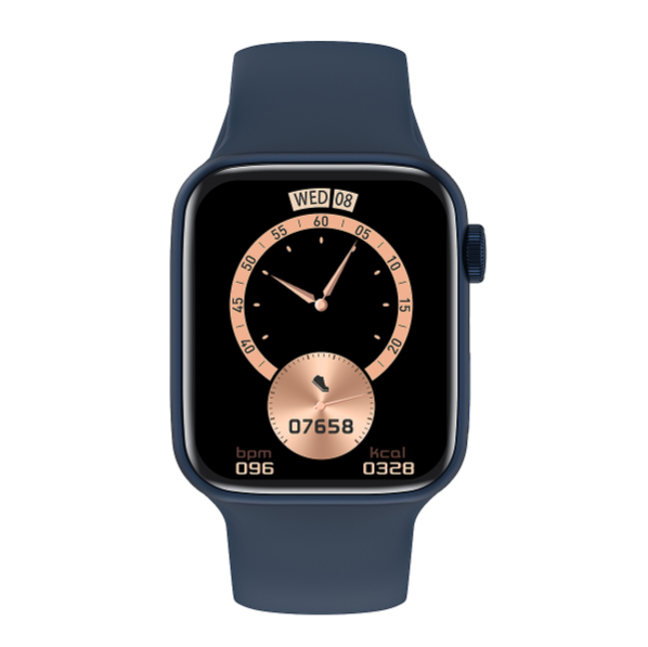 IW07PRO Bluetooth Call Smart Watch Heart Rate Monitoring Bracelet (Blue)