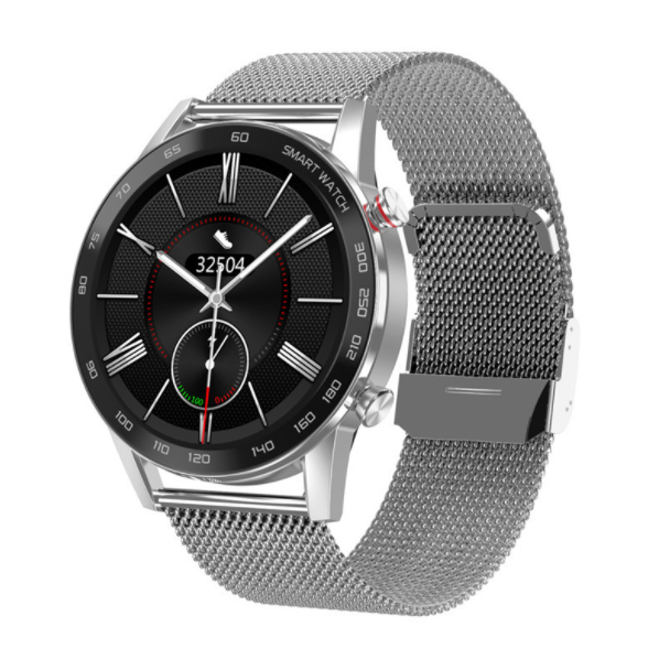 Smart Watch: DT95, Bluetooth Call, Payment, Exercise, Heart Rate, Blood Pressure, Blood Oxygen, ECG Monitoring, Sleep Information Reminder (Silver Steel)