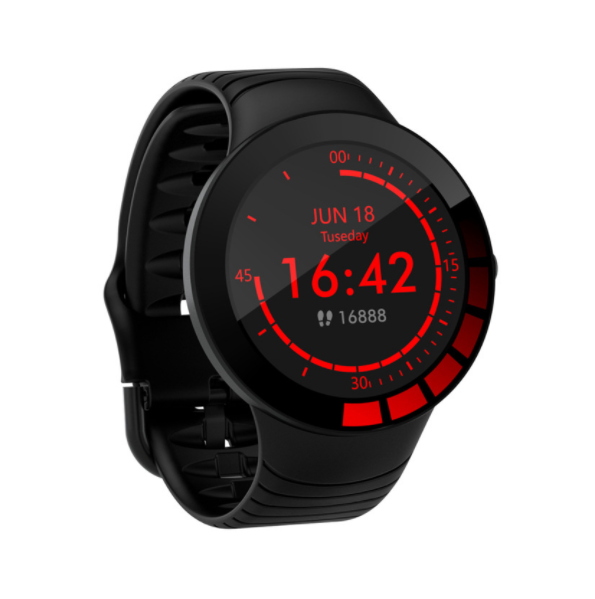 Smart Watch E3 Blood Pressure and Heart Rate Measurement Waterproof Level 6 Smart Bracelet (Black)