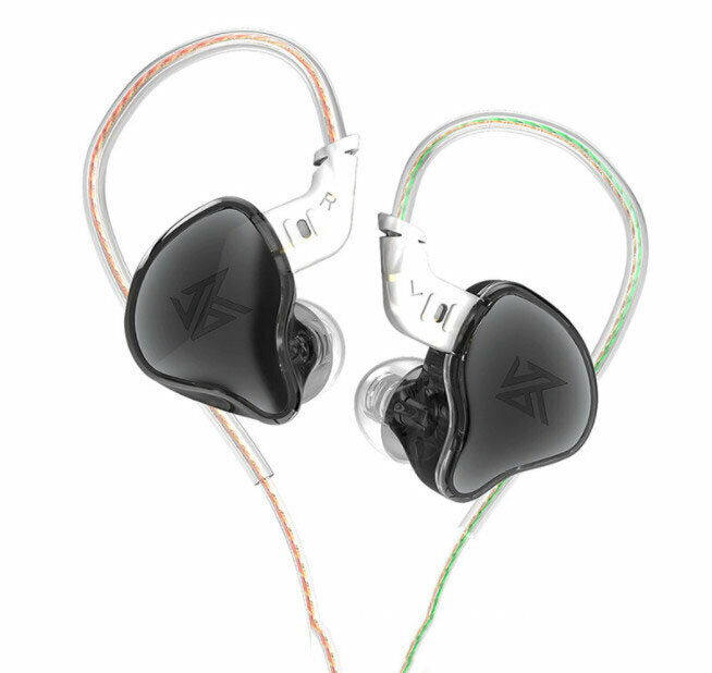 In-ear dynamic wired headphones (transmissible black standard)