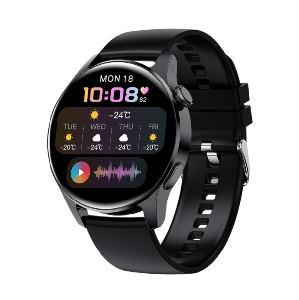 i29 Bluetooth Call Smart Watch Heart Rate, Blood Pressure, Exercise, Sleep Monitoring, Music Playback (TPU-All Black)