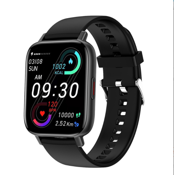 i20M Bluetooth Call Watch Custom Watch Heart Rate Blood Pressure Monitoring Sports Bracelet (Black)