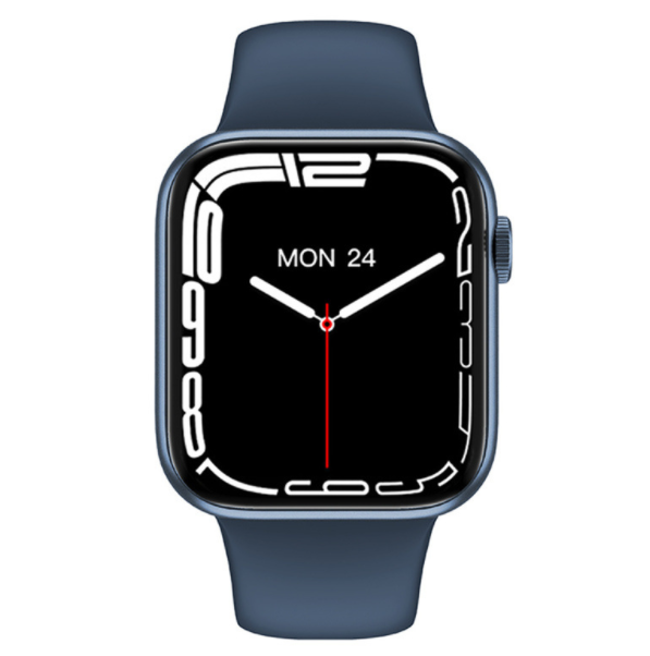 HW37 Bluetooth Call Smart Watch S7 Blood Glucose Measurement Voice Assistant (Blue)
