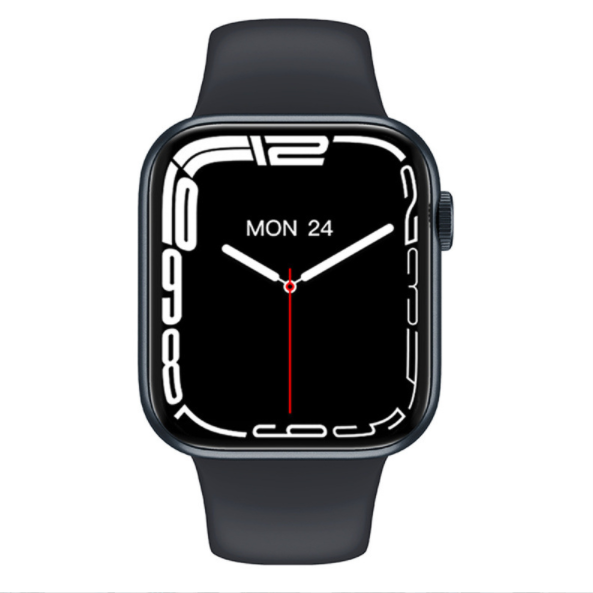 HW37 Bluetooth Call Smart Watch S7 Blood Glucose Measurement Voice Assistant (Black)