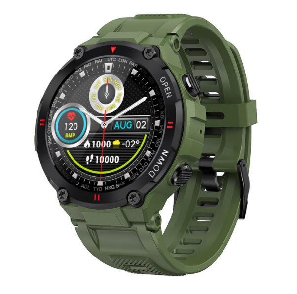 K22 Bluetooth Call Watch Super Heart Rate Blood Pressure Monitoring Long Standby Female Menstrual Cycle Reminder (Green)