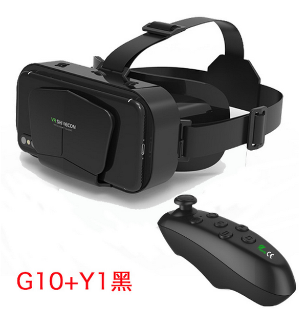 Mobile Phone 3D VR Glasses - G10+Y1 Black