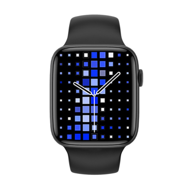 DT7+ Bluetooth Call Smart Watch Heart Rate Blood Pressure Monitoring WeChat Pay (Black)