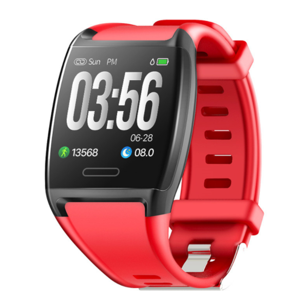 V2 1.3 inch Color Screen Smart Watch Waterproof Health Blood Pressure Heart Rate Bluetooth Sports Bracelet (Red)