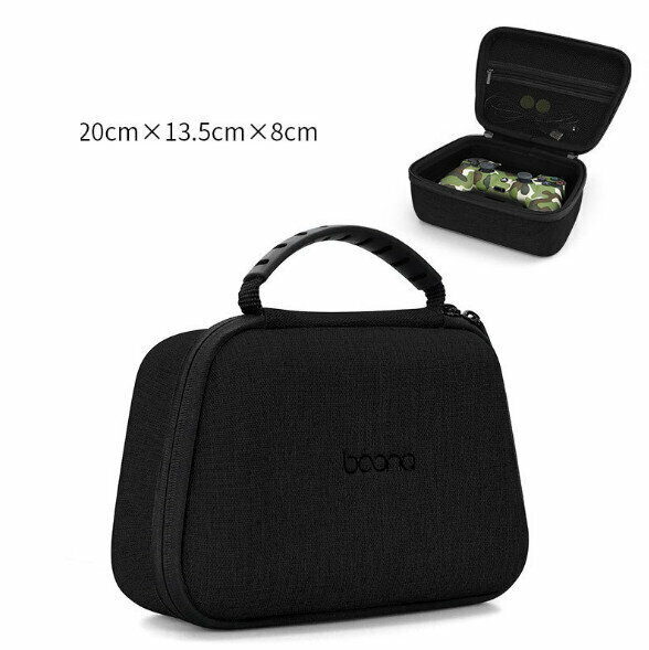 Game Handmade Storage for Sony PS5/4 Microsoft Xbox Hard Shell EVA Digital Case (Single Layer Black)