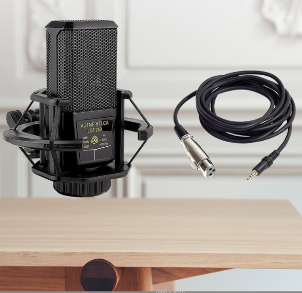 Live Microphone Microphone E300 Condenser Microphone Sound Card Computer Desktop Mobile Phone National K Song Recording Handheld (240 Square Microphone (Plastic))