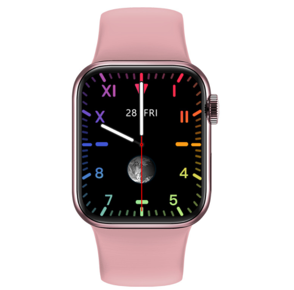 M26PLUS Wireless Charging Bluetooth Call Sports Smart Watch S6 (Pink)