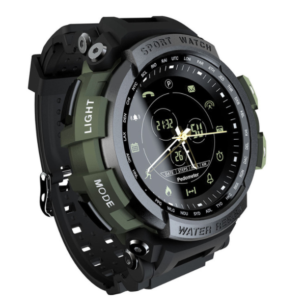 MK28 Smart Watch Sports Bracelet Outdoor Health Management Step Counting Bluetooth 4.0 Mountaineering Waterproof (Green)