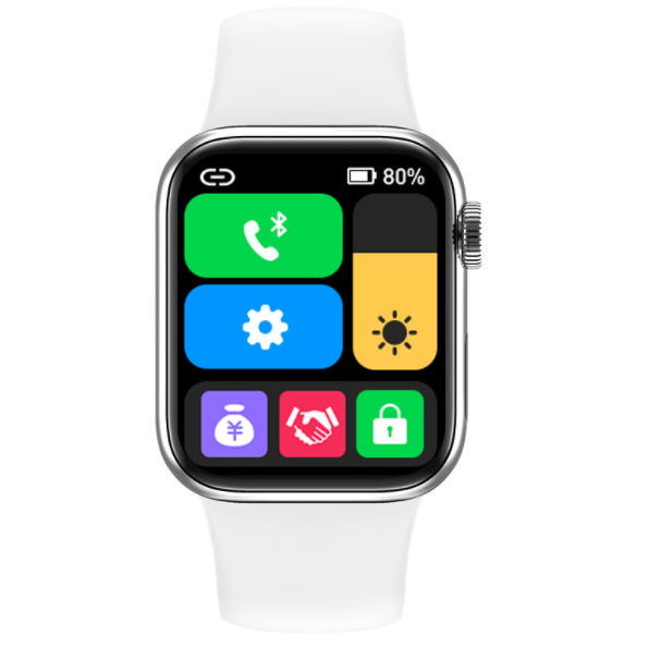 M26PLUS Wireless Charging Bluetooth Call Sports Smart Watch S6 (Silver Gray)