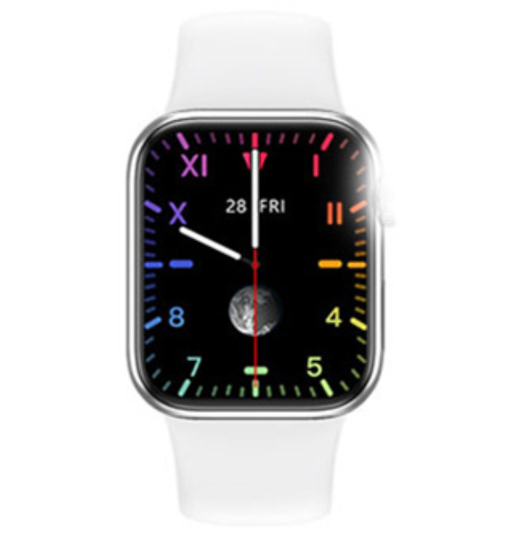 M16plus Smart Watch S6 Bluetooth Call Heart Rate Waterproof Sport for IOS Android (White)