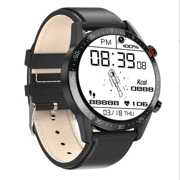 Astronaut L13 smart watch bluetooth call call message reminder multi-Chinese (black skin)
