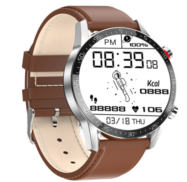 Astronaut L13 smart watch bluetooth call message reminder multi-Chinese language (silver skin)