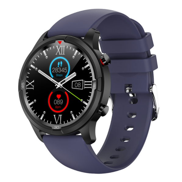 Dual-mode TW26 Bluetooth Call Smart Watch Local Music TWS Storage Songs Continuous Heart Rate Monitoring (TPU-Purple)#
