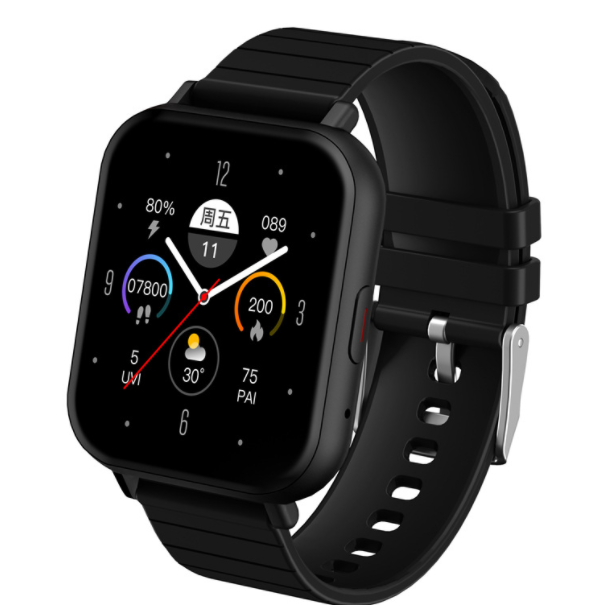 Z3 Bluetooth Call Smart Watch Custom Watch Face Heart Rate Blood Pressure Blood Oxygen Monitoring Sports Bracelet (Black Black)