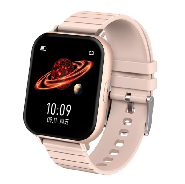 Z3 Bluetooth Call Smart Watch Custom Dial Heart Rate, Blood Pressure, Blood Oxygen Monitoring, Sports Bracelet (Gold)