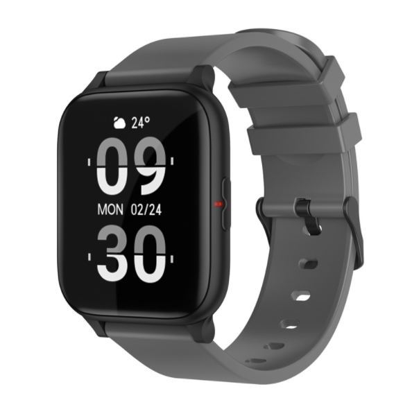ZERO Heart Rate, Sleep, Blood Pressure, Blood Oxygen Detection, Predicting Ovulation, Smart Bluetooth Sports Watch (Black Gray)