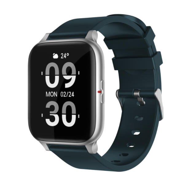 ZERO Heart Rate, Sleep, Blood Pressure, Blood Oxygen Detection, Predicting Ovulation, Smart Bluetooth Sports Watch (Silver Green)