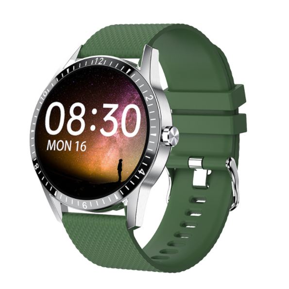 Y20 Smart Band Bluetooth Call Full Circle Full Touch Custom Watch Face SOS Dial Smart Call Watch (Green)