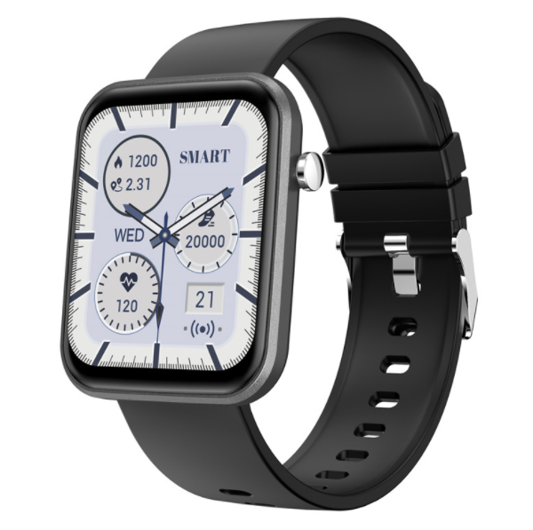 Z15C Smart Watch 1.69 Inch Full Touch Screen Heart Rate, Blood Pressure, Blood Oxygen Exercise Bracelet (Black