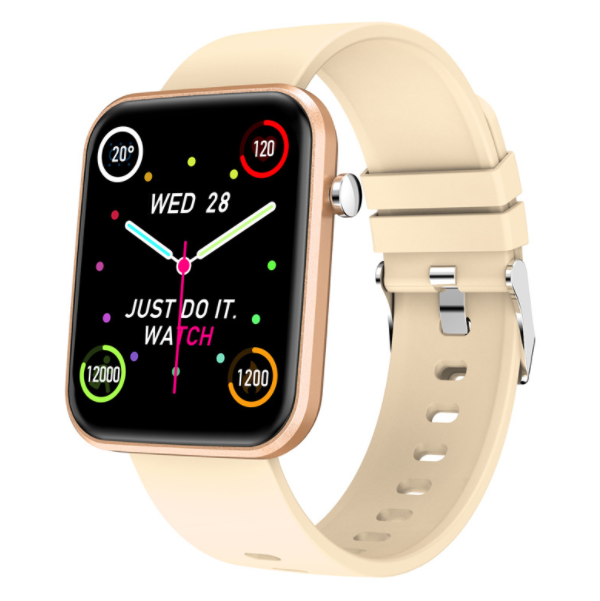 Z15C Smart Watch 1.69 Inch Full Touch Screen Heart Rate, Blood Pressure, Blood Oxygen Sports Bracelet (Gold
