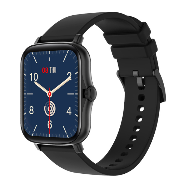 P8 PLUS Smart Watch Heart Rate Blood Pressure Sports Fashion Multi-function Bracelet (Black)