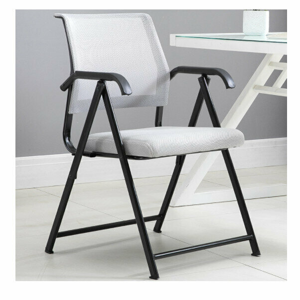 Folding Computer Chair Dining Chair (Grey)