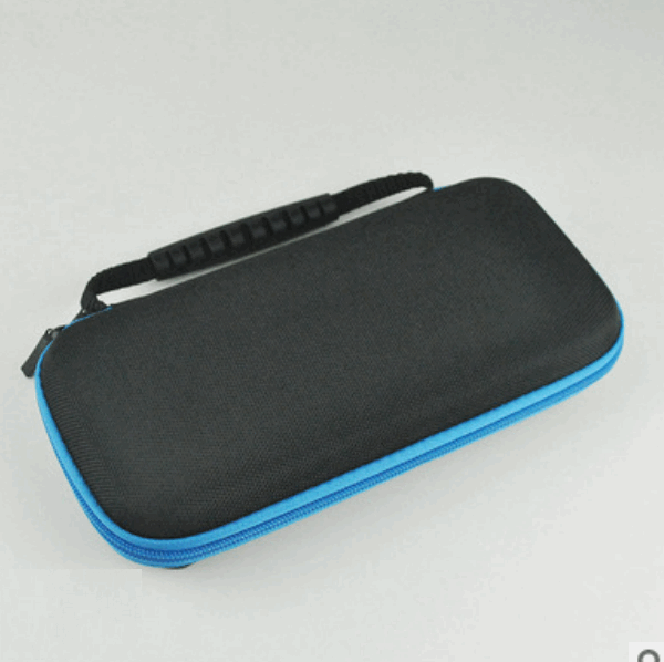熱賣switch lite收納包四角包任天堂遊戲機包mini四腳包(藍色拉鍊)