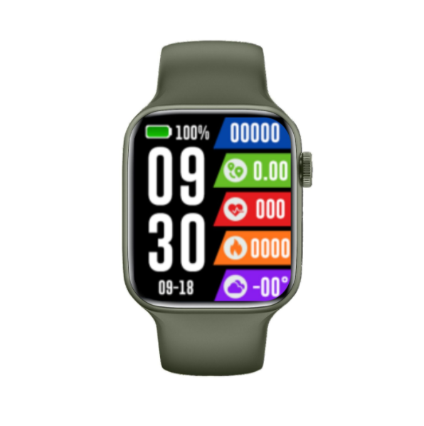 P7PRO Smart Watch Bluetooth Call 1.75 Inch Screen Dual Strap Wireless Charging Smart Band (Green)