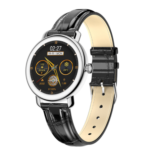 QW23 Smart Watch Women's Heart Rate Pedometer Smart Watch (Black)